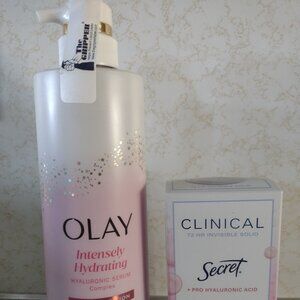 NWT Olay Intensely Hydrating Body Wash and NWT Secret Clinical 72 hour Deodorant